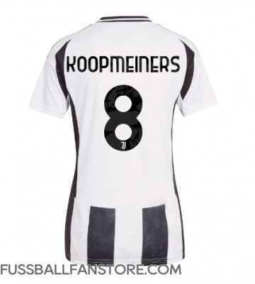 Juventus Teun Koopmeiners #8 Replik Heimtrikot Damen 2024-25 Kurzarm